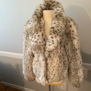 Faux fur jacket